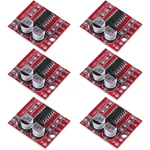 1-100pcs Mini L298N DC Motor Driver, MX1508 Mini Dual Channel 1.5A 2 Way PWM Speed Controller Dual H