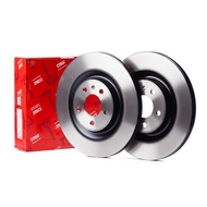 TRW 2pc Front Brake Disc set for Renault Fluence/Laguna/Megane/Scenic (402060010R)