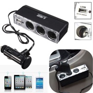 Alat Penyelesai Untuk Charge Banyak Handphone Di Kereta / Multiple Port Socket USB Car Charger