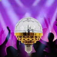 7-color self-Rotating led light bulb for discos and stage rooms Rotating Lamp
