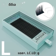 DIYDAY L รูปร่างขนตา LU LC LD M Curl Volume Lashes Matt สีดํา PBT Mink ขนตาปลอมสําหรับ Make up