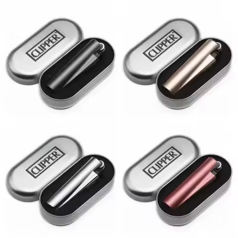 New Clipper Spades A Metal Fireless Butane Gas Jet Torch Lighter Portable Grinding Wheel Flint Infla