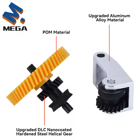 Upgrade Extruder Gear For Bambu Lab P1P X1 Extruder Hardened Steel Assembly For Bambulab P1S P1P X1 