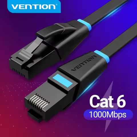 Vention Ethernet Cable Cat6 Lan Cable UTP RJ45 Network Patch Cable 10m 50m For PS PC Internet Modem 