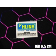 [ 1 SET ] OH LIN S DECAL STICKER 6.5 CM LONG CAR DECORATION STICKER
