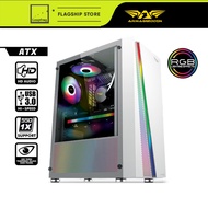 Armaggeddon Kagami K2 ATX Gaming PC Case with RGB Lighting Effect