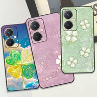 Case for Vivo Y27 with four-leaf clover print