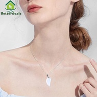 Natural Crystal Stone Angel Wings Opal Pendant for Necklace Jewelry (Opal) [Betterdeals.my]
