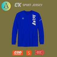 Ryu-56 LONG Design 7 LONG SPORTS T-SHIRT VOLLEYBALL JERSEY FOOTBALL FUTSAL BADMINTON TRAINING GYM