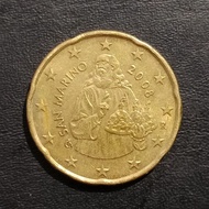 Koin Master 2017 - 20 Cent Euro San Marino Tahun 2008