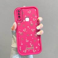 Pink Flowers Phone Case For VIVO Y17 Y11 Y15 Y12 Y12i Y3S 1901 1902 1904 Y17S Y16 Y15S Y15A Y01 Y9S 