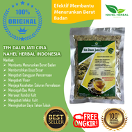 Obat Pelangsing Perut Herbal Super Ampuh BPOM Tanpa Olahraga Teh Pelangsing Nahel Daun Jati Cina 40g