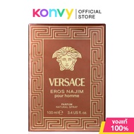 Versace Eros Najim Pour Homme Parfum 100ml น้ำหอมสำหรับผู้ชาย เวอร์ซาเช่ แนวกลิ่น Aromatic-Ambery ที