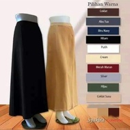 rok jumbo panjang big size muslim - silver l