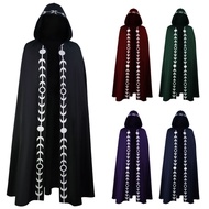 5 Colors Big Hooded Cloak Halloween Church Father cosplay Cloak/fgmw