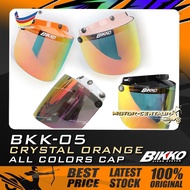 BIKKO VISOR BKK-05 CRYSTAL ORANGE ARMY GREEN/BLACK/BROWN/WHITE-CAP FOR MS88, MHR, SGV (SIANG-MALAM)