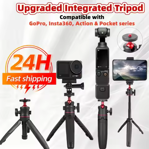 Selfie Stick Tripod for DJI Osmo Pocket 4 3 Action 5 4 Insta360 X4 X3 Ace Pro 2 GoPro Selfie Stick W
