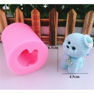 MERAH Best[Promo] Bichon Frise Dog Silicone Mold - Pink