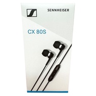 Sennheiser CX 80S Wired Earphones (Black) - 3.5mm TRRS, 508896