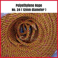 ◶ ☍ ☇◑ TINGI PER 1 METER PE NYLON ROPE #24 (12MM Diameter Rope) PER 1METER PE NYLON ROPE