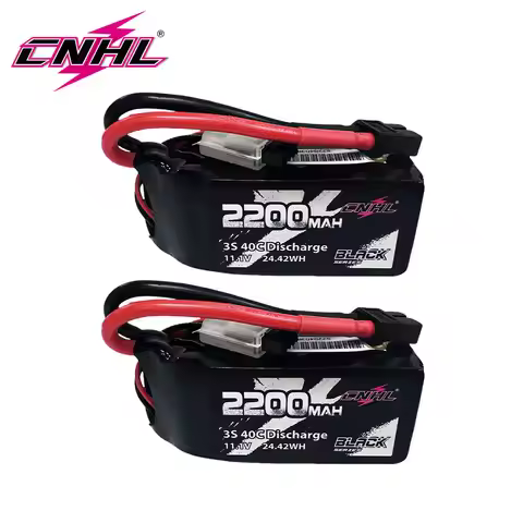 2pcs CNHL 3S Lipo Battery 40C 2200 mAh 11.1 V Short with Deans T XT60 Plug for RC Car Drone Aircraft