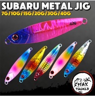 SUBARU Metal Jig 7g-40g Micro Jig Fishing Lure Bait Umpan Mancing Laut Fast jig Slow Jigging【TW007】