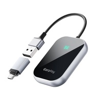 อะแดปเตอร์วิดีโอไร้สาย Carplay สำหรับรถยนต์ รองรับการเล่นวิดีโอสำหรับรุ่นที่รองรับ Android Auto และ