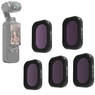 Pocket3 Glass ND8 ND16 ND32 ND64 ND256 ND1000 ND8PL ND Filter Neutral Density Protector Cap for DJI 