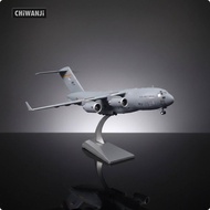 [CHiWANji] Die-Cast C-17 Airplane Display Stand C-17 Heavy Lifter Model Gift Idea 1:200 Scale Airpla