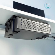 [AT] Adjustable Under Table Protective Holderputer Stand Braet For Desktop PC NAS CPU Home Server Fo