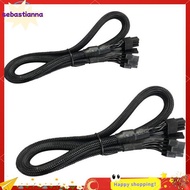2 Pack 8 PIN TO 8 Pin (6+2) PCIE VGA Supply Cable Flex for  Supernova 650 750 850 1000 1600 2000 G2 