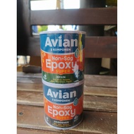 Avian Non-sag SUPER 2 compound epoxy glue ORANGE color 400gr packaging SET