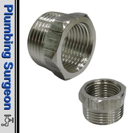 Reducing Bush 1" Home Accessories Washing Machine Pipe Connector Stainless Steel Pipe Connector Pipe