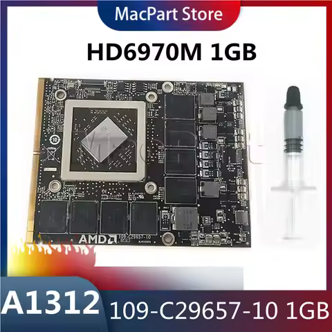 Original HD6970 HD6970M 1GB Video Card For Apple iMac 27" A1312 2011 HD 6970M 216-0811000 Graphic Ca