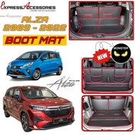 💥2022💥 Perodua Alza 2009 - 2022 New Alza 2022 PU Leather Car Seat’s Back Cover Mat with Cargo Boot M