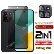 Privacy Tempered Glass For Honor 400 Smart X7D 5G 2025 Screen Protector for HonorX7D Honor400 400Sma