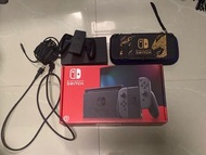 Nintendo Switch 灰色大電版 Monhun機套