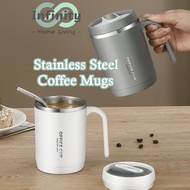 500ml Stainless Steel Office Coffee Mug Nordic Coffee Cup Office Cup Thermal Cup Cawan Tahan Panas