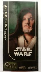 1/6 12吋人偶  SIDESHOW 星際大戰 STAR WARS   絕地武士 金魁剛 QUI-GON JINN