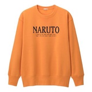 GU x 火影忍者 NARUTO 聯名 男裝寬版休閒上衣（長袖）NARUTO2 內鋪棉 日牌