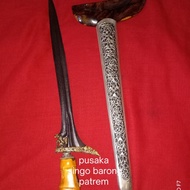 keris pusaka singo barong kinatah