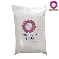 [READY STOCKS] 1KG WHITE CEMENT / SIMEN PUTIH / SIMEN JUBIN / SKIM COAT /CEMENT PLASTER / GYPSUM POW