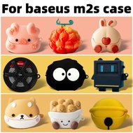 For baseus m2s Shockproof Headphone Case Cover  baseus m2sShockproof Silicone Cover