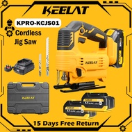 KEELAT KPRO-KCJS01 Brushless Cordless Jig Saw 4 Speed Adjustment Rechargeable Portable Woodworking M