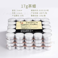 Tea candle wax candles 2/3/4/6/8 hour heating candle lights candles aluminum shell candle decoration