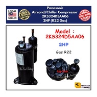 Panasonic AirCond/Chiller Compressor 2HP (R22 Gas) Model : 2KS324D5AA06