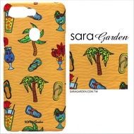 【Sara Garden】客製化 手機殼 SONY XZ3 保護殼 硬殼 夏日海灘椰子樹