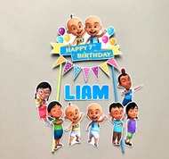 Topper Kue Tart atau Ice Cream Ultah Upin Ipin