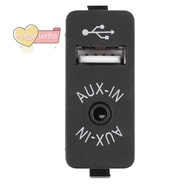 Car USB AUX In Plug Auxiliary Input Socket Adapter for  E81 E87 E90 F10 F12 E70 X4 X5 X6