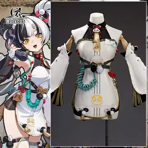 ROLECOS Game Zenless Zone Zero Dialyn Cosplay Costume Agent Krampus Compliance Authority Judge Women